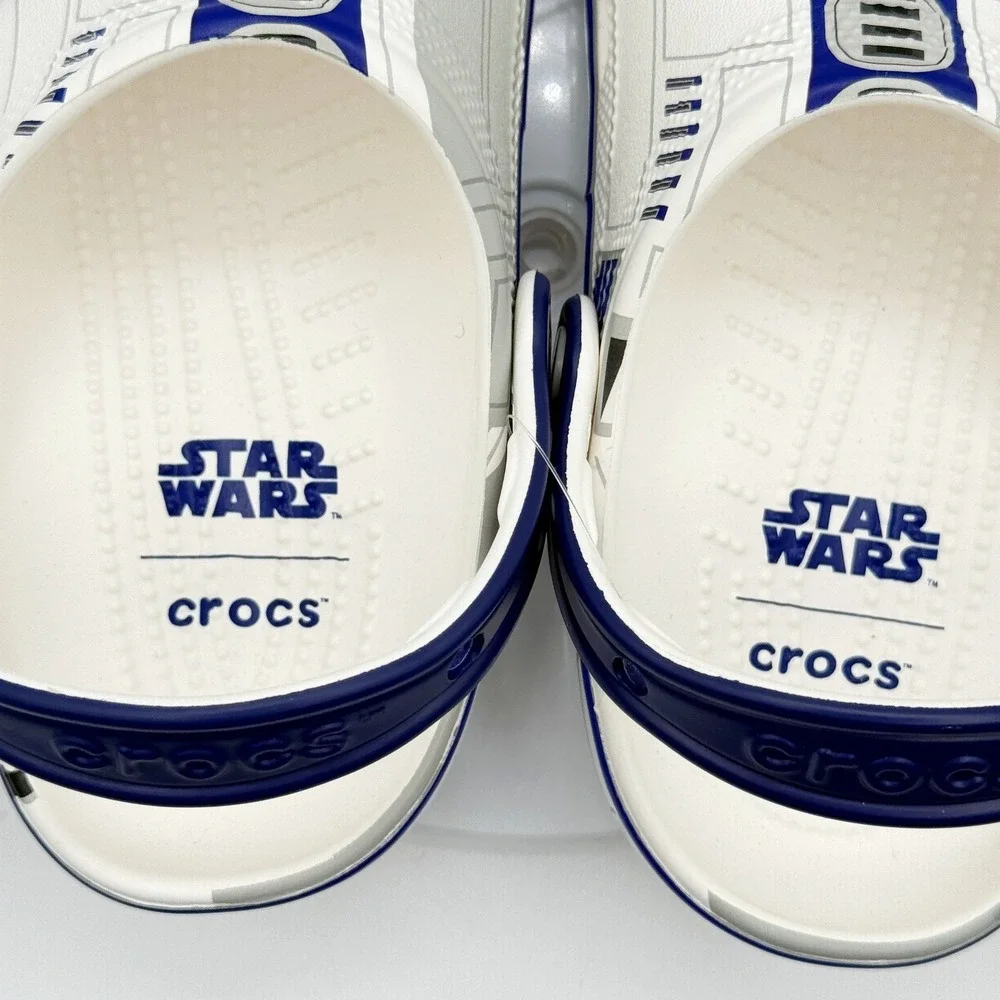 Crocs Star‎ Wars R2-D2 (Mens Size 5, Womens 7) Classic Clog 211490-90H